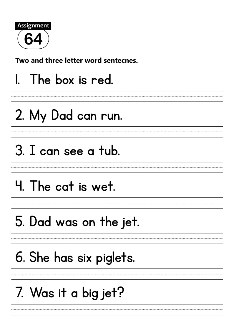 FUN AND LEARN ACTIVITY WORKBOOK FOR KIDS 2&3 LETTER WORDS