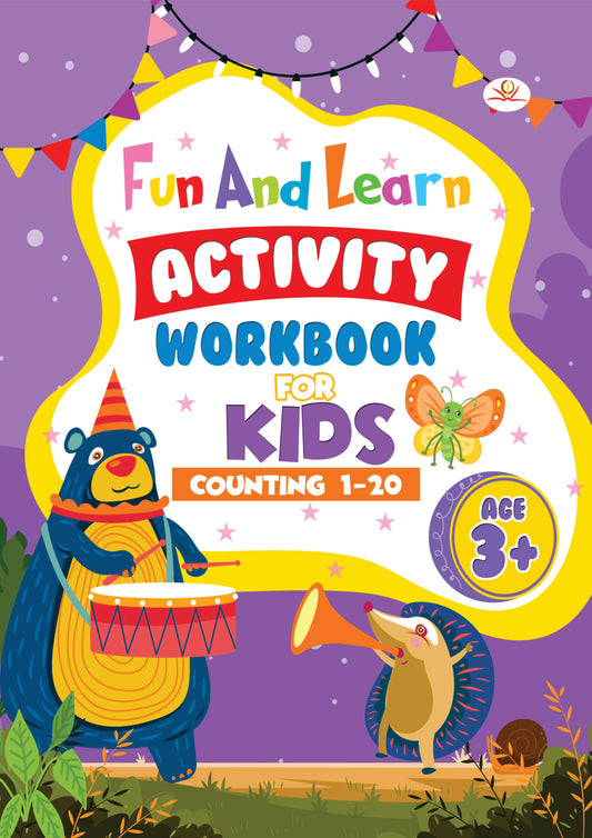 FUN AND LEARN ACTIVITY WORKBOOK FOR KIDS COUNTING 1-20