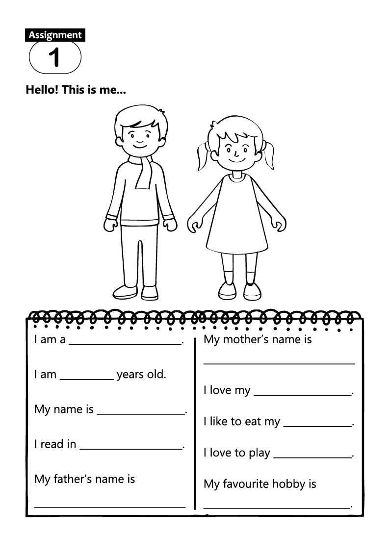 FUN AND LEARN ACTIVITY WORKBOOK FOR KIDS CREATIVE WRITING -1