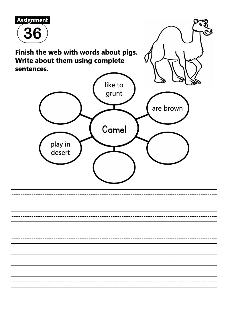 FUN AND LEARN ACTIVITY WORKBOOK FOR KIDS CREATIVE WRITING -1