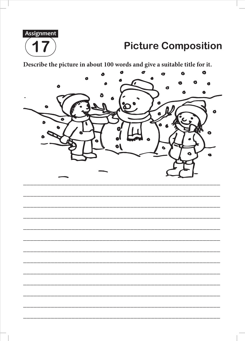 FUN AND LEARN ACTIVITY WORKBOOK FOR KIDS CREATIVE WRITING 5
