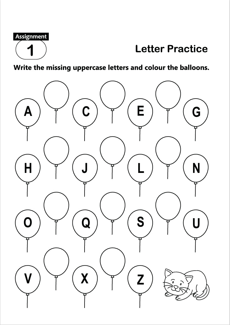 FUN AND LEARN ACTIVITY WORKBOOK FOR KIDS STEPS INTO KINDERGARTEN TERM-1