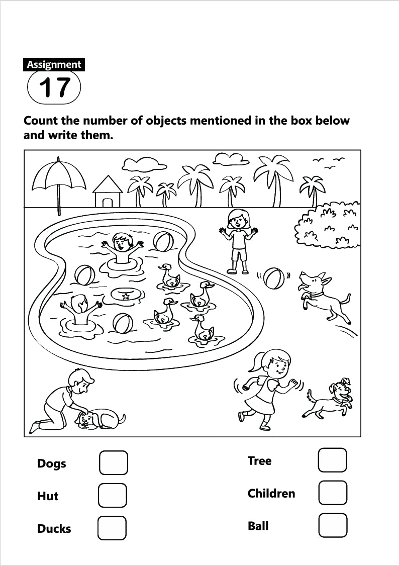 FUN AND LEARN ACTIVITY WORKBOOK FOR KIDS STEPS INTO KINDERGARTEN TERM-1
