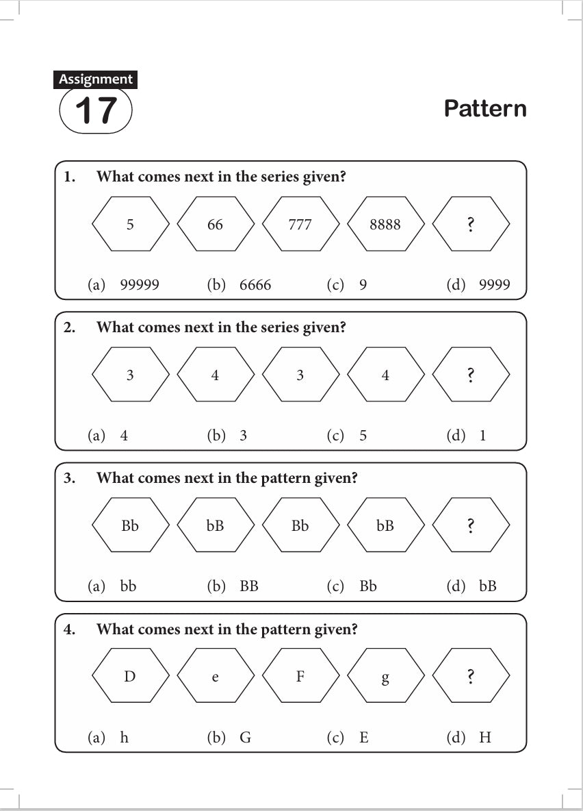 FUN AND LEARN ACTIVITY WORKBOOK FOR KIDS LOGICAL REASONING 1