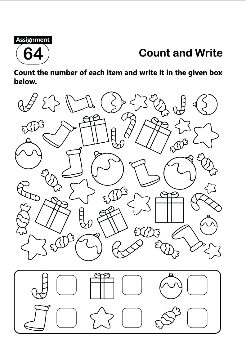 FUN AND LEARN ACTIVITY WORKBOOK FOR KIDS STEP INTO NURSERY TERM-1