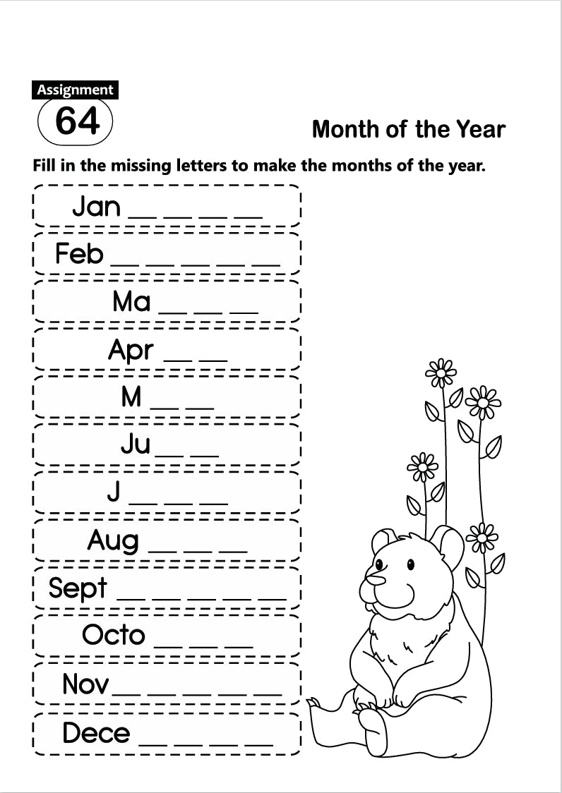 FUN AND LEARN ACTIVITY WORKBOOK FOR KIDS STEP INTO NURSERY TERM-2
