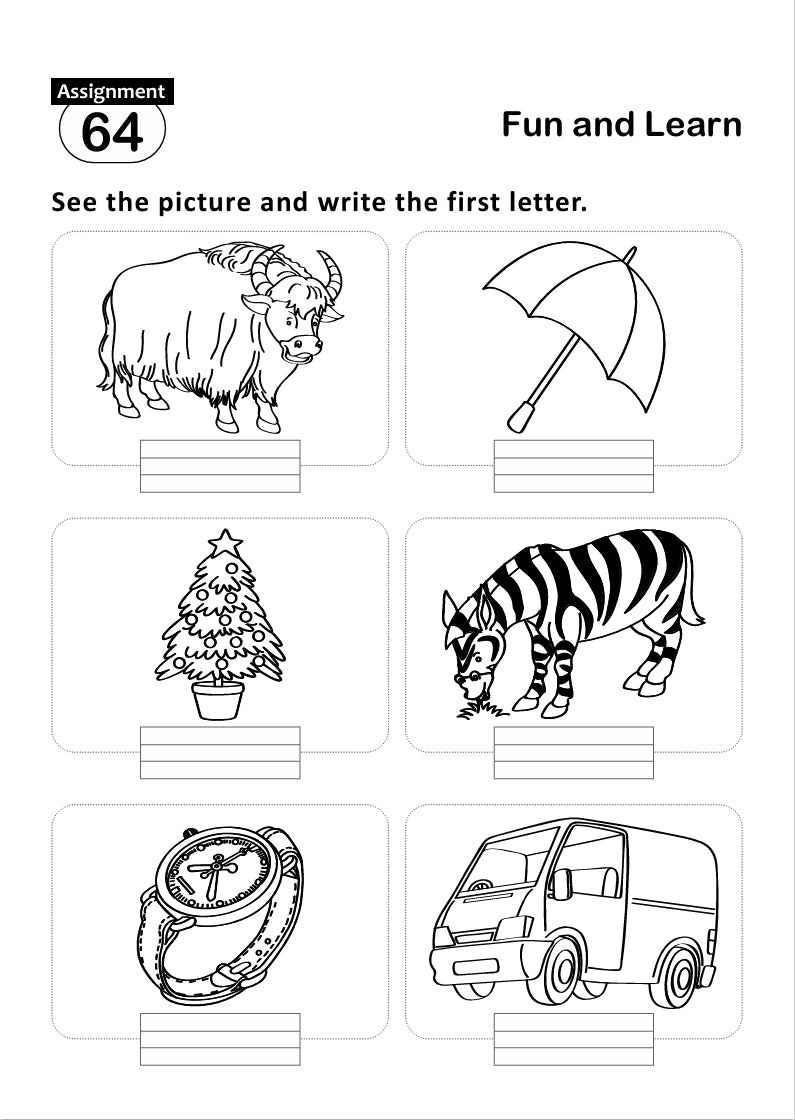 FUN AND LEARN ACTIVITY WORKBOOK FOR KIDS SMALL LETTER