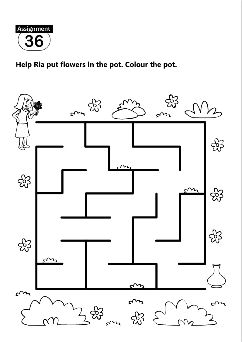 FUN AND LEARN ACTIVITY WORKBOOK FOR KIDS STEP INTO PRE-NURSERY