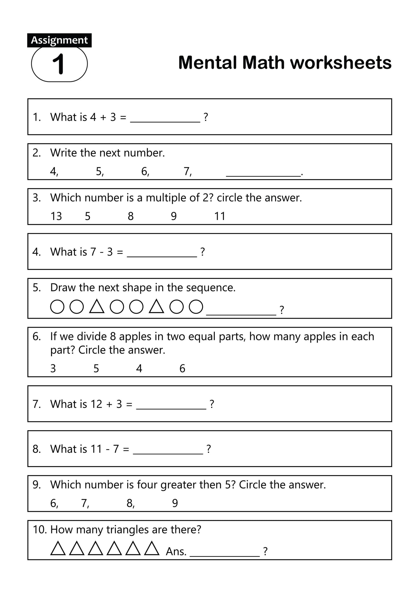 FUN AND LEARN ACTIVITY WORKBOOK FOR KIDS WORD PROBLEM 3