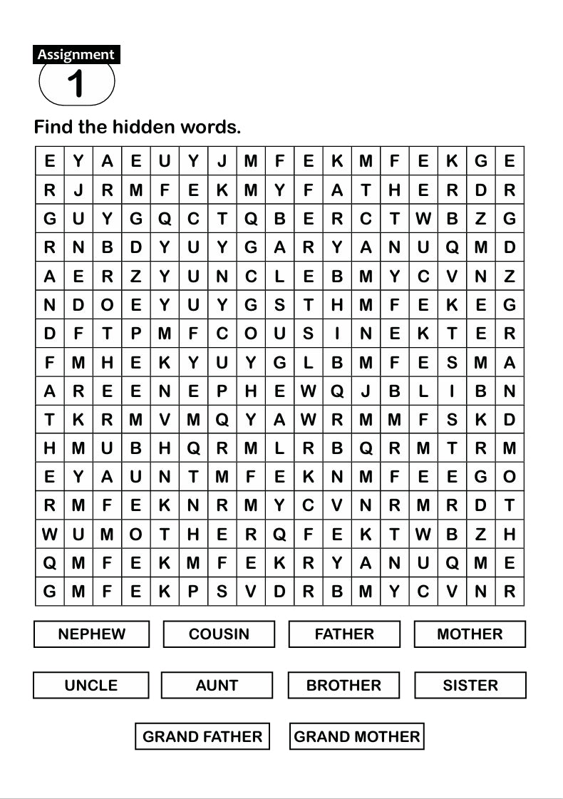 FUN AND LEARN ACTIVITY WORKBOOK FOR KIDS WORD SEARCH-2