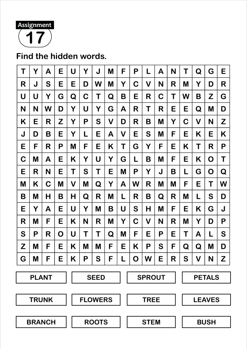 FUN AND LEARN ACTIVITY WORKBOOK FOR KIDS WORD SEARCH-2