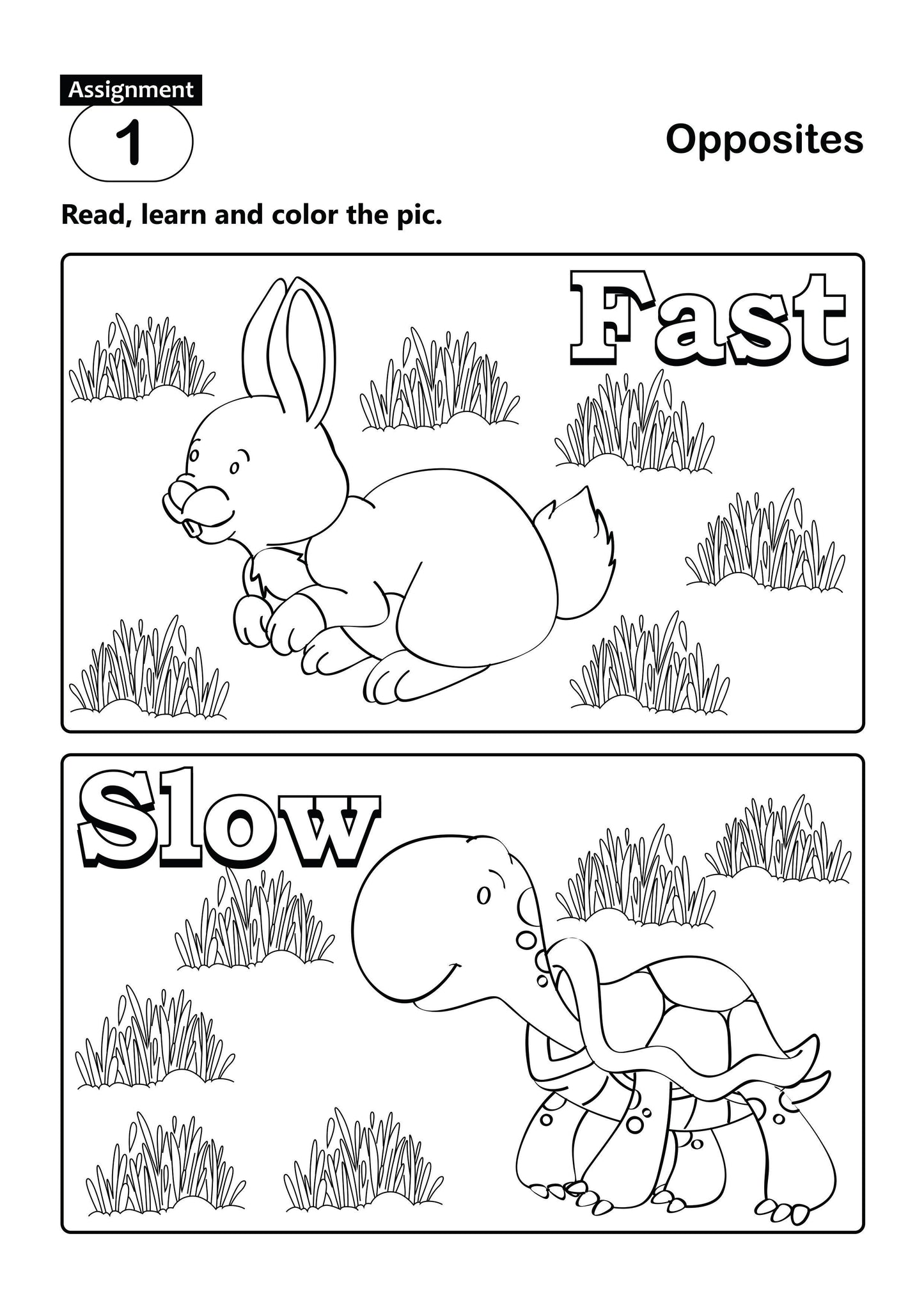 FUN AND LEARN ACTIVITY WORKBOOK FOR KIDS OPPOSITE