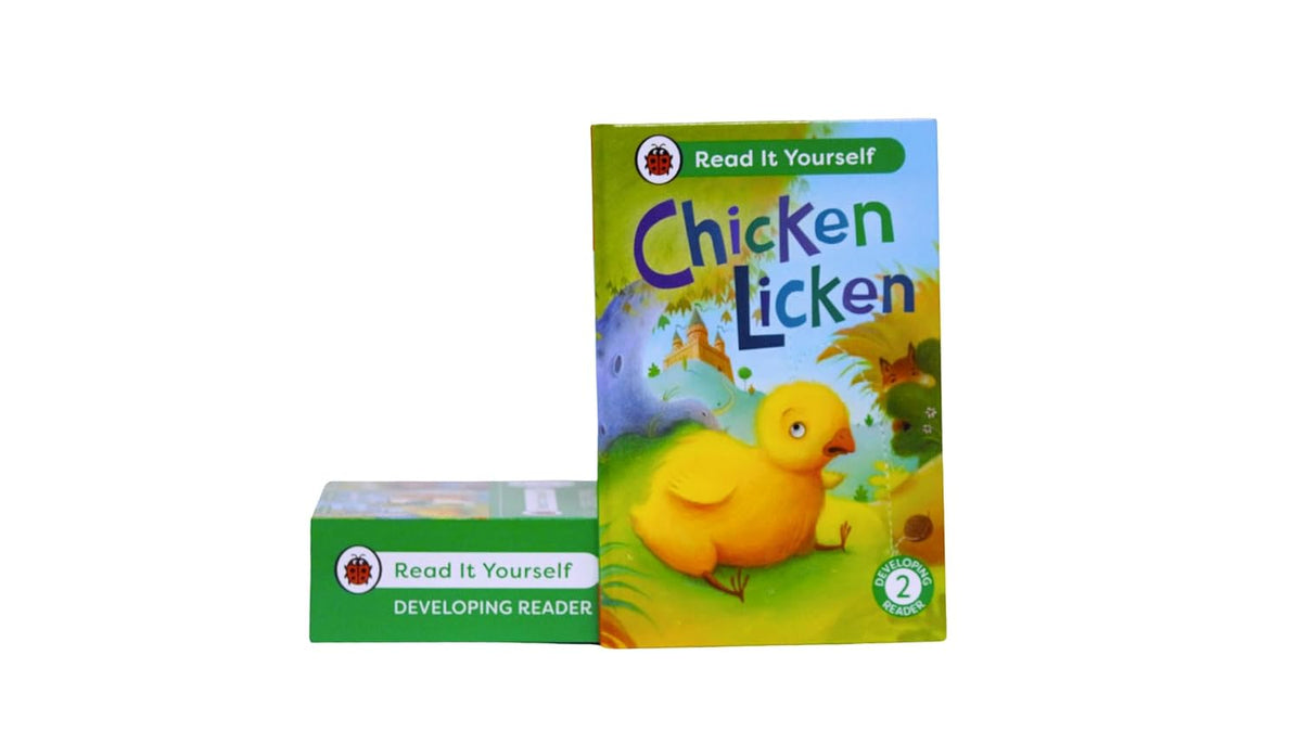 Read It Yourself with Ladybird: Developing Readers Level 2: 6 Books Collection Box Set (The Three Little Pigs, The Gingerbread Man, Little Red Riding Hood, Sleeping Beauty and Chicken Licken)