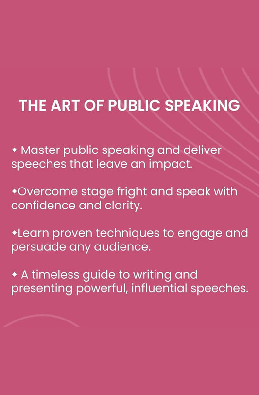 The Art Of Public Speaking