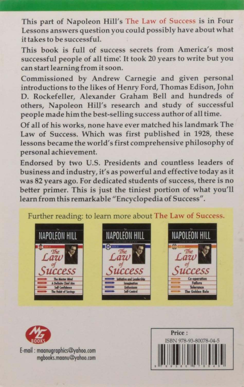 Green Book of The Law of Success