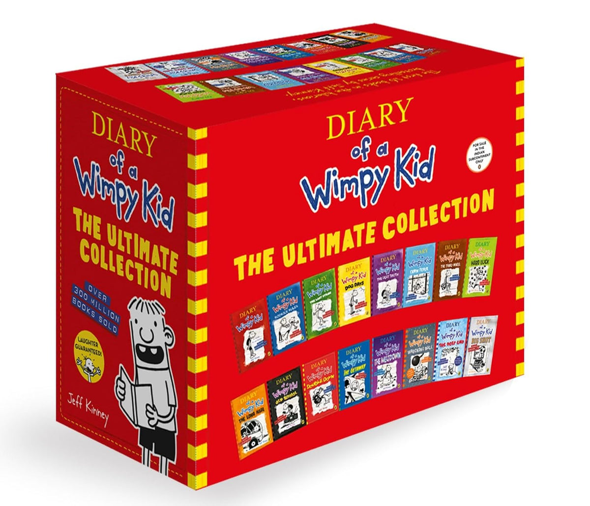 Diary of a Wimpy Kid Boxset: The Ultimate Collection 16 Books Boxset (Books 1-16) | #1 International Bestselling Series | 250+ Million Copy Bestseller | Ages 8+ Years