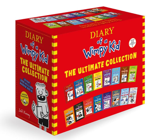 Diary of a Wimpy Kid Boxset: The Ultimate Collection 16 Books Boxset (Books 1-16) | #1 International Bestselling Series | 250+ Million Copy Bestseller | Ages 8+ Years