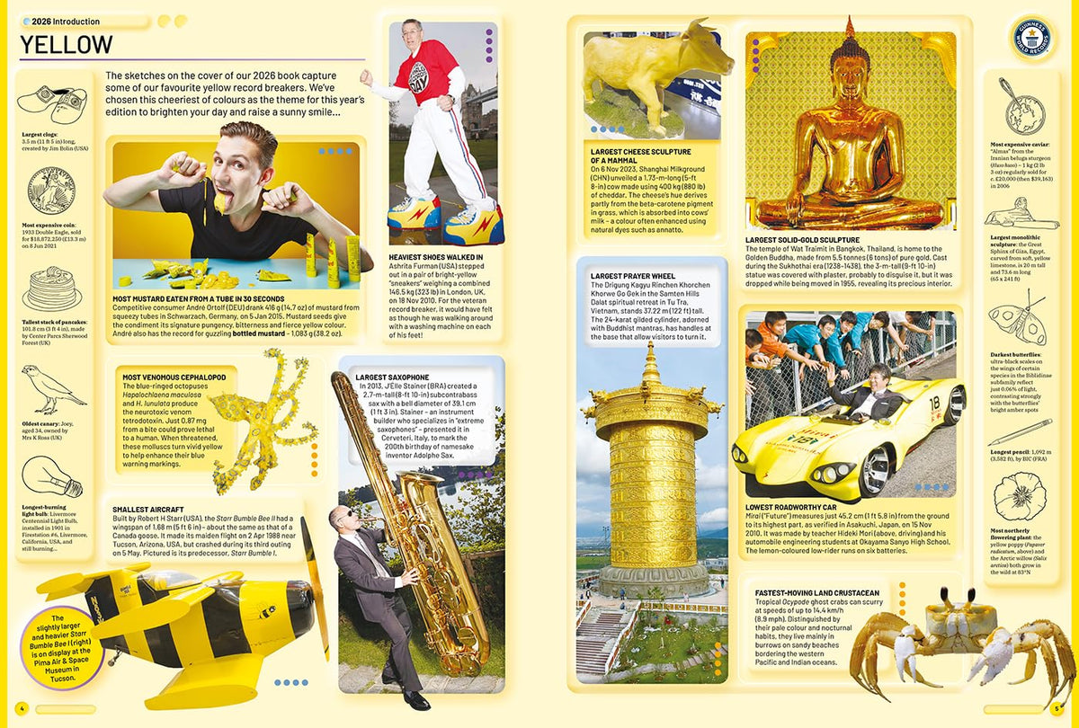 Guinness World Records 2026: The Official Yearly Edition Featuring Record-Breaking Achievements | Explore Fun Facts & Trivia | Perfect Gift Book for All Ages