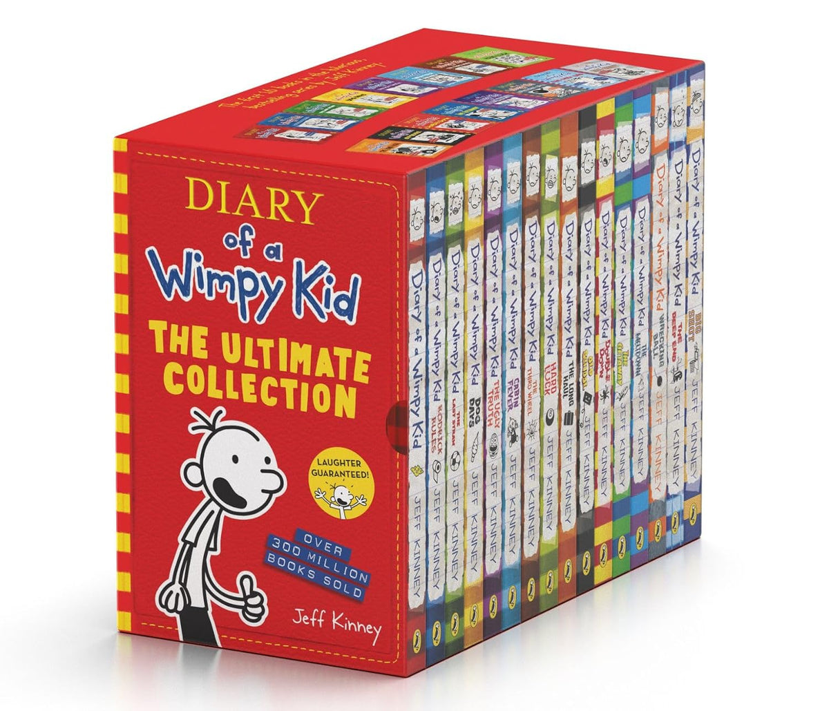 Diary of a Wimpy Kid Boxset: The Ultimate Collection 16 Books Boxset (Books 1-16) | #1 International Bestselling Series | 250+ Million Copy Bestseller | Ages 8+ Years