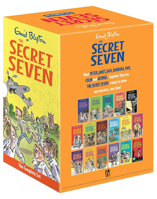SECRET SEVEN COMPLETE BOX SET OF 17 TITLES