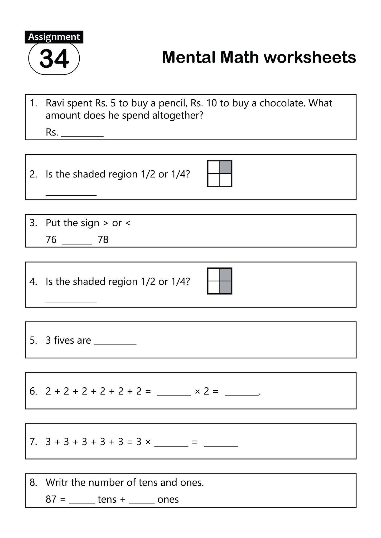 FUN AND LEARN ACTIVITY WORKBOOK FOR KIDS Word Problem 3